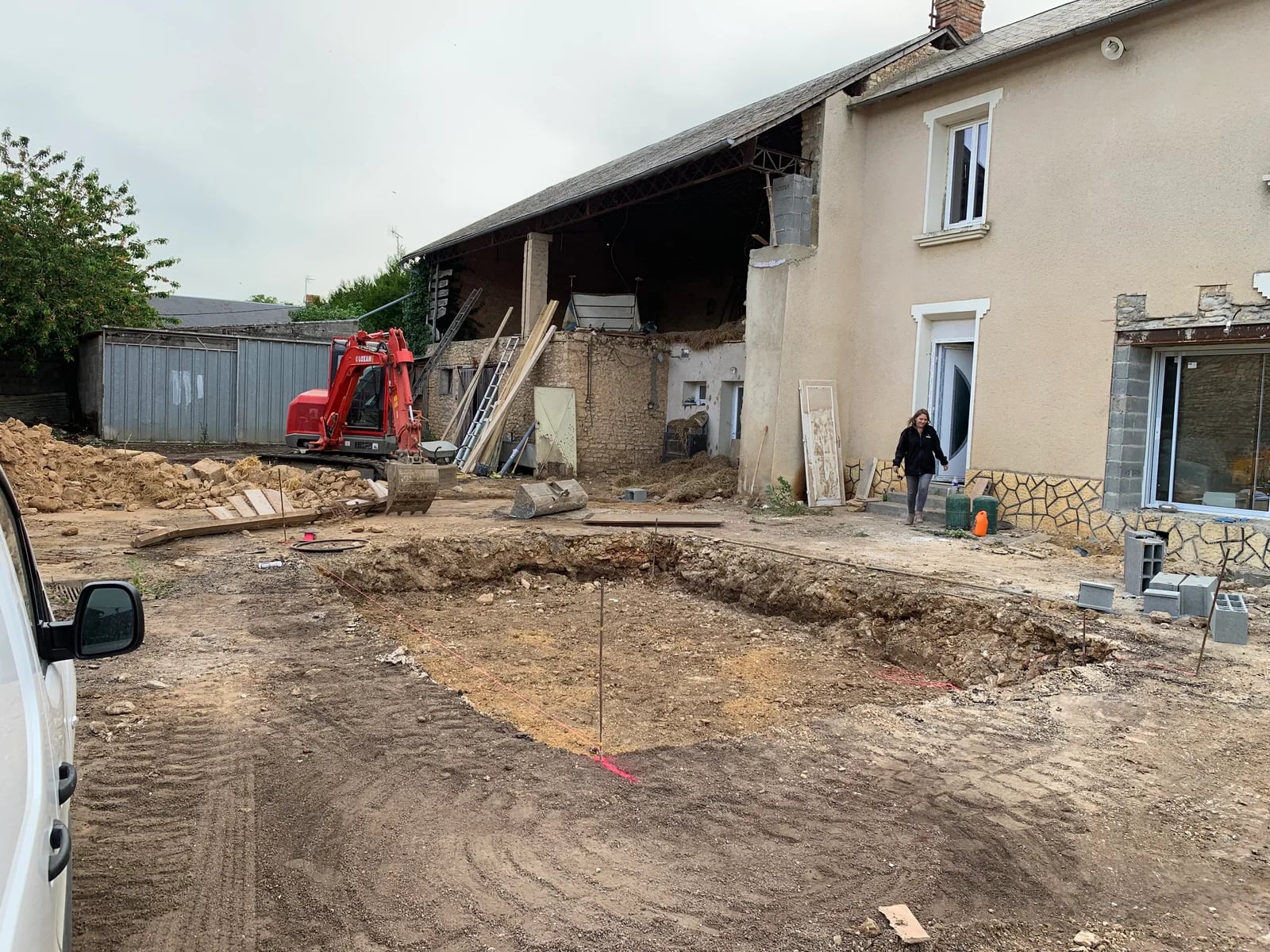 Préparation d’un extérieur